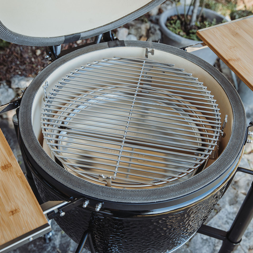 Гриль Monolith Two.55 set (с боковыми столиками и подставкой) (миниатюра)